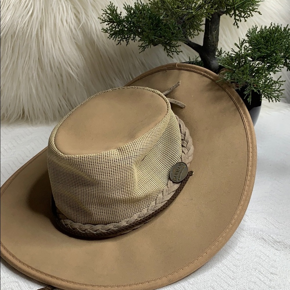 “Barmah Australia” wide brim canvas hat - Picture 3 of 5